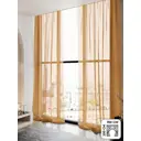 Тюль на шторной ленте Helga Алвис 150x250 цвет светло-коричневый