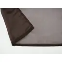 Тюль на шторной ленте Микровуаль 500x240 цвет шоколад