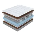 Матрас Proson Sova F 180x200 см, независимый пружинный блок, двуспальный, жесткий, кокосовый