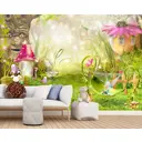 Фотообои флизелиновые Bartonwall 400x270 см Сказочный лес