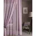 Тюль на шторной ленте Дождик 400x270 см цвет розовый