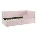 Кровать Mebelson 186616 212x78x101.5 см ЛДСП цвет нежно-розовый, велюр