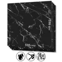 Комплект панелей ПВХ Deplast Черная крестола 595x595x1мм 5.76м² 16шт