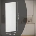 Фасад для кухонного шкафа Висла 39.7x102.1 см Konsensa МДФ цвет белый