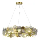 Светильник подвесной St luce Swatch Sl6133.313.09 9 ламп 16 м² цвет латунь