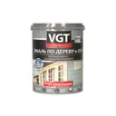 Эмаль VGT по дереву Профи глянцевая красно-коричневая 10 кг