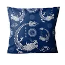 Подушка декоративная Zaberite Белый морской дракон 2044, 40x40 см