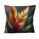 Подушка декоративная Zaberite Золотые перья 4412, 40x40 см