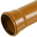 Труба канализационная наружная SN4 110x3000 мм ПВХ