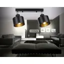 Светильник настенно-потолочный AMBRELLA LIGHT TR8142 2 лампы 4 м² цвет черный