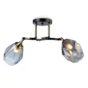 Люстра на штанге Ambrella Light TR303037 Traditional 2 лампы 10 м² цвет черный/бронза