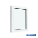 Окно пластиковое ПВХ Deceuninck Форвард глухое 650x600мм однокамерный стеклопакет