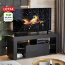 Тумба под телевизор Letta L3570 109x47.7x35 см ЛДСП цвет черный