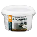 Краска фасадная Apis акриловая матовая цвет белый 3.5 кг