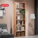 Стеллаж Letta Hardy Лайт 2 60x180x24 см ЛДСП цвет дуб крафт золотой