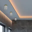 Светильник точечный встраиваемый хрустальный Dio d`arte Osimo gu10.5.14.8.102 g 2 м² под отверстие 5.4 см цвет золотой