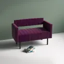 Диван Salon tron Rain divan_rain_09 116x82x51 см велюр цвет фиолетовый