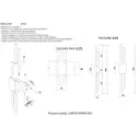 Настенный светильник светодиодный Crystal Lux 401_0342 нейтральный белый свет цвет черный