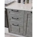 Кухонный гарнитур Дсв мебель Капри 68511 200x151.6x51.6 см ЛДСП цвет светло-серый