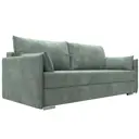 Диван прямой Сайгон Лига диванов 127088 203x90x105 см велюр цвет brut 08 зеленый