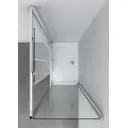 Душевой уголок Vincea Soft VSR-3SO8015CL прямоугольный 150x80см хромированный профиль эффект стекла прозрачное закаленное стекло