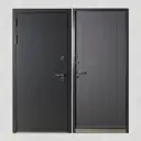 Входная дверь Kvarta TS правый 205x96см цвет серый/графит софт