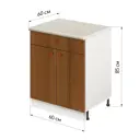 Напольный шкаф Лидер Стандарт TSBY6060_DB 60x85x60 см ЛДСП цвет дуб
