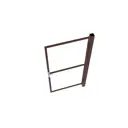 Калитка Ювента Юв-04747 правое на себя RAL 8017 10 см x 100 см цвет коричневый
