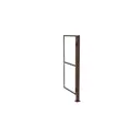 Калитка Ювента Юв-04751 правое на себя RAL 8017 10 см x 100 см цвет коричневый