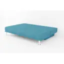 Диван раскладной Edlen 096 195x70x92 см рогожка цвет emerald