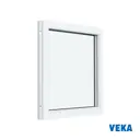 Пластиковое окно ПВХ VEKA 800x700мм (ВхШ) глухое однокамерный стеклопакет белый (с двух сторон)