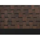 Ламинированная черепица Döcke Pie Dragon/Standard 2.38м² цвет темно-коричнивый