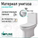 Унитаз-компакт Topline Top040 горизонтальный двойной слив
