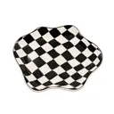 Мыльница Bath Plus Chess W-CE2023A-SD керамика цвет белые и черные квадратики