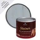Лак для дерева акриловый Weiss Natural Product без запаха самовыравнивающийся цвет серый туман полуматовый 0.5л
