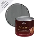Лак для дерева акриловый Weiss Natural Product без запаха самовыравнивающийся цвет пыльно-серый глянцевый 0.5л