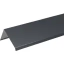 Планка ветровая для металлочерепицы 95x120 мм 2 м 0.4 мм RAL 7024 серый