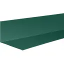 Планка примыкания 140x250 мм 2 м 0.4мм RAL 6005 Зеленый