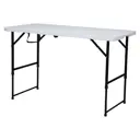Садовый стол раздвижной складной Zalger Garden Rasti 60x62x75 см пластик белый