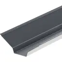 Ендова верхняя 115x30x115 мм 2 м RAL 7024 0.4 мм графитовый серый
