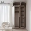 Шкаф Homegrad Bos120ант 120x260x52 см ЛДСП цвет капучино