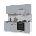 Кухонный гарнитур Kameol Горный ледник УТ000588846 220x217x60 см ЛДСП цвет белый, серый