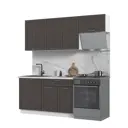 Кухонный гарнитур Kameol Чехия УТ000588806 200x217x60 см ЛДСП цвет белый, венге