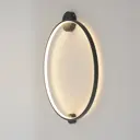 Настенный светильник светодиодный влагозащищенный Crystal Lux Real ap26w black теплый белый (желтый) свет цвет черный