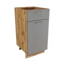 Шкаф 601845546073 Сурская мебель 60x81.6x47.8 см МДФ цвет серый