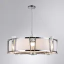 Люстра подвесная Arte Lamp Grato Ar_a4079lm-8cc 8 ламп 5 м² цвет хром