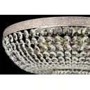 Люстра потолочная Arti lampadari Santa nickel Al_santa_e_1.2.60.600_n 8 ламп 26.7 м² цвет прозрачный/матовый