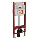 Комплект BAUEDGE NEO45700-BS0002-PRO-Q00016 6 в 1: инсталляция, унитаз безободковый Stil 51, быстросъемное сиденье микролифт, кнопка Soul, хром