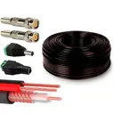 Кабель Ps-Link CBK50 КВК с коннекторами RG-59 2x0.5 мм 50 м