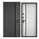 Входная дверь Buldoors 90 РP ФЛС-248 левый 205x96см цвет букле графит/белый матовый